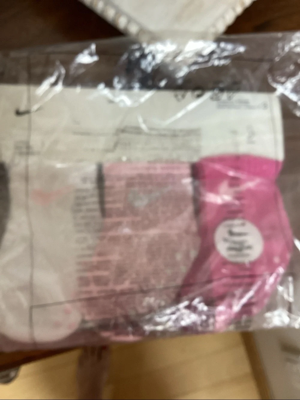 Nike Baby nonslip Grip Socks Set of 3. Pink, new with tags. Girls 6-12 months